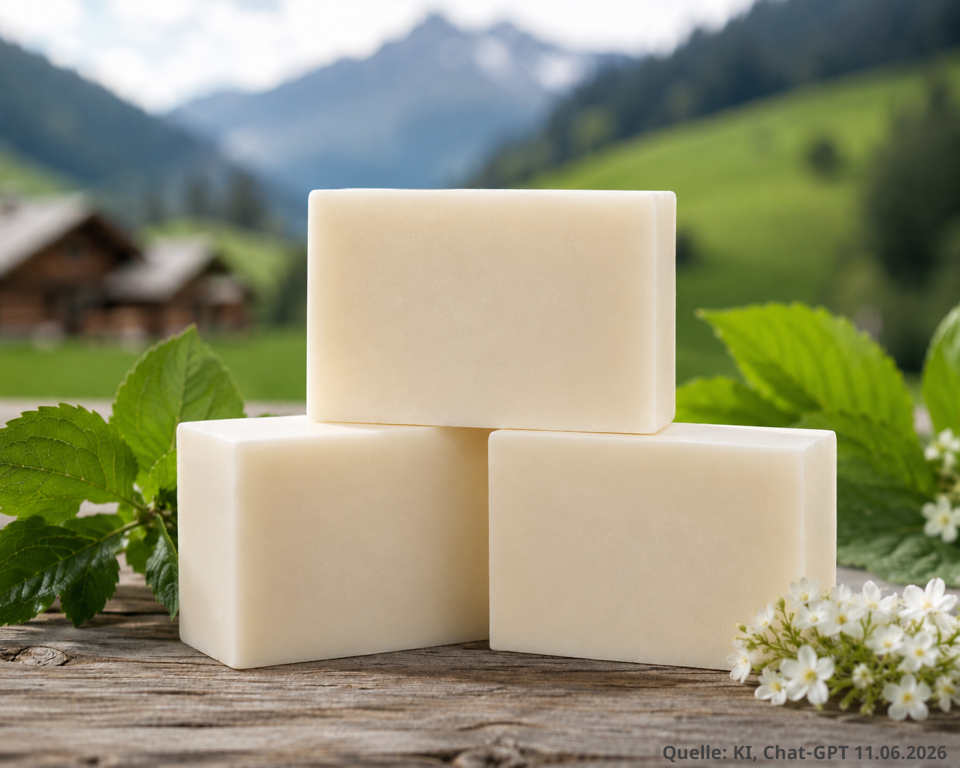 Natürliche Milchseife aus der Schweiz